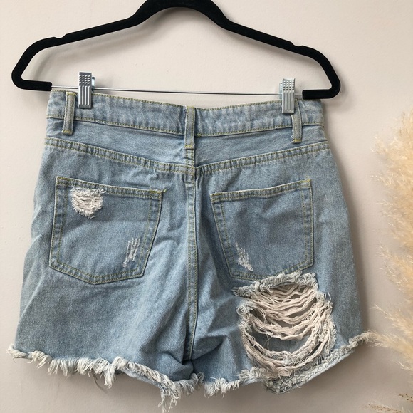 Ripped Jean Shorts - Picture 2 of 2